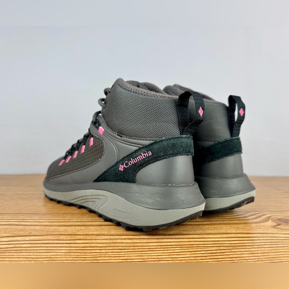Women’s Columbia Radlock Mid Gray Pink Hiking Boots Outdoors Sz 9.5 - Picture 6 of 11